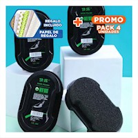 Pack4 Abrillantador Diario Negro 6,5x10,5cm Proteccion y Brillo Instantaneo Y+Papel Regalo
